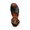 Zwarte plateau sandalen