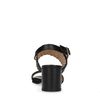 Zwarte lage pumps met gevlochten detail