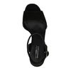 Zwarte sandalen met blokhak
