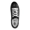 Zwarte platform sneakers met panter detail