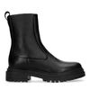 Zwarte leren boots