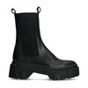 Zwarte leren chelsea boots