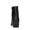Zwarte leren cowboylaarsjes met details