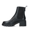 Zwarte chelsea boots met blokhak