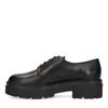 Zwarte leren veterschoenen