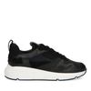 Zwarte leren sneakers
