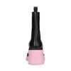 Chunky chelsea boots met roze zool