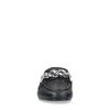 Zwarte loafers met zilveren details