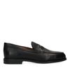 Zwarte leren penny loafer