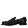 Zwarte leren penny loafer