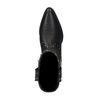 Zwarte cowboylaarsjes met zilverkleurige studs