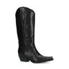 Zwarte croco leren cowboylaarzen - limited edition