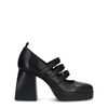 Zwarte plateau pumps