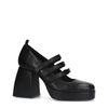 Zwarte plateau pumps