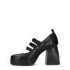 Zwarte plateau pumps