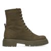 Groene nubuck veterlaarzen