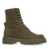 Groene nubuck veterlaarzen