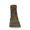 Groene nubuck veterlaarzen