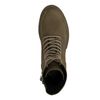 Groene nubuck veterlaarzen