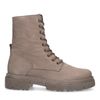 Taupe nubuck veterlaarzen