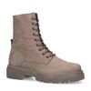 Taupe nubuck veterlaarzen