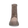 Taupe nubuck veterlaarzen