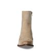 Beige suède cowboylaarsjes