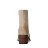 Beige suède cowboylaarsjes