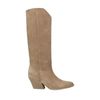 Beige suède cowboylaarzen