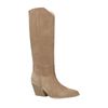 Beige suède cowboylaarzen