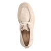 Beige suède veterschoenen