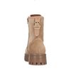Beige suède veterlaarzen