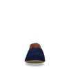 Donkerblauwe suède loafers