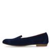 Donkerblauwe suède loafers