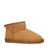 Camel enkelboots met wol