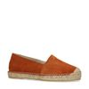 Suède bruine espadrilles