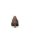 Panterprint pumps met kitten heel