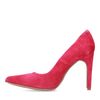Roze suède pumps