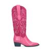 Roze suède cowboylaarzen