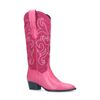 Roze suède cowboylaarzen