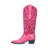 Roze suède cowboylaarzen