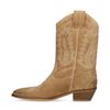 Taupe suède cowboylaarzen