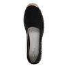 Zwarte suède plateau espadrilles