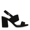 Sandalen met hak zwart