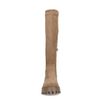 Beige hoge stretch laarzen