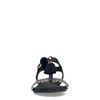 Jeans sandalen met franjes