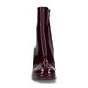Bordeaux enkelboots met hak