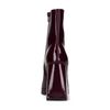 Bordeaux enkelboots met hak
