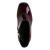 Bordeaux enkelboots met hak