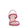 Roze sandalen met rechte hak
